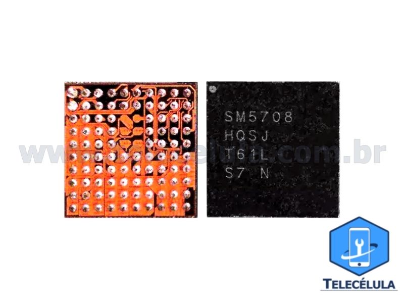 Sem Imagem - CI GERENCIADOR CARGA SM5708 - SM5708 - 5708 - SAMSUNG J6  J600 A6 PLUS